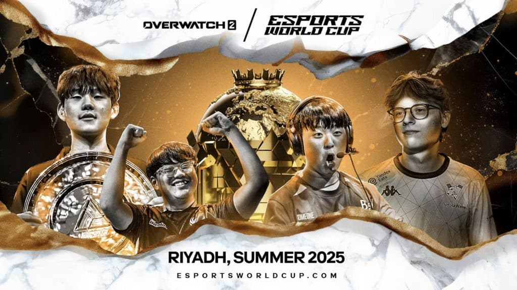 Overwatch 2 OWCS Stage 2 Mid-Season Championship Esports World Cup graphic
